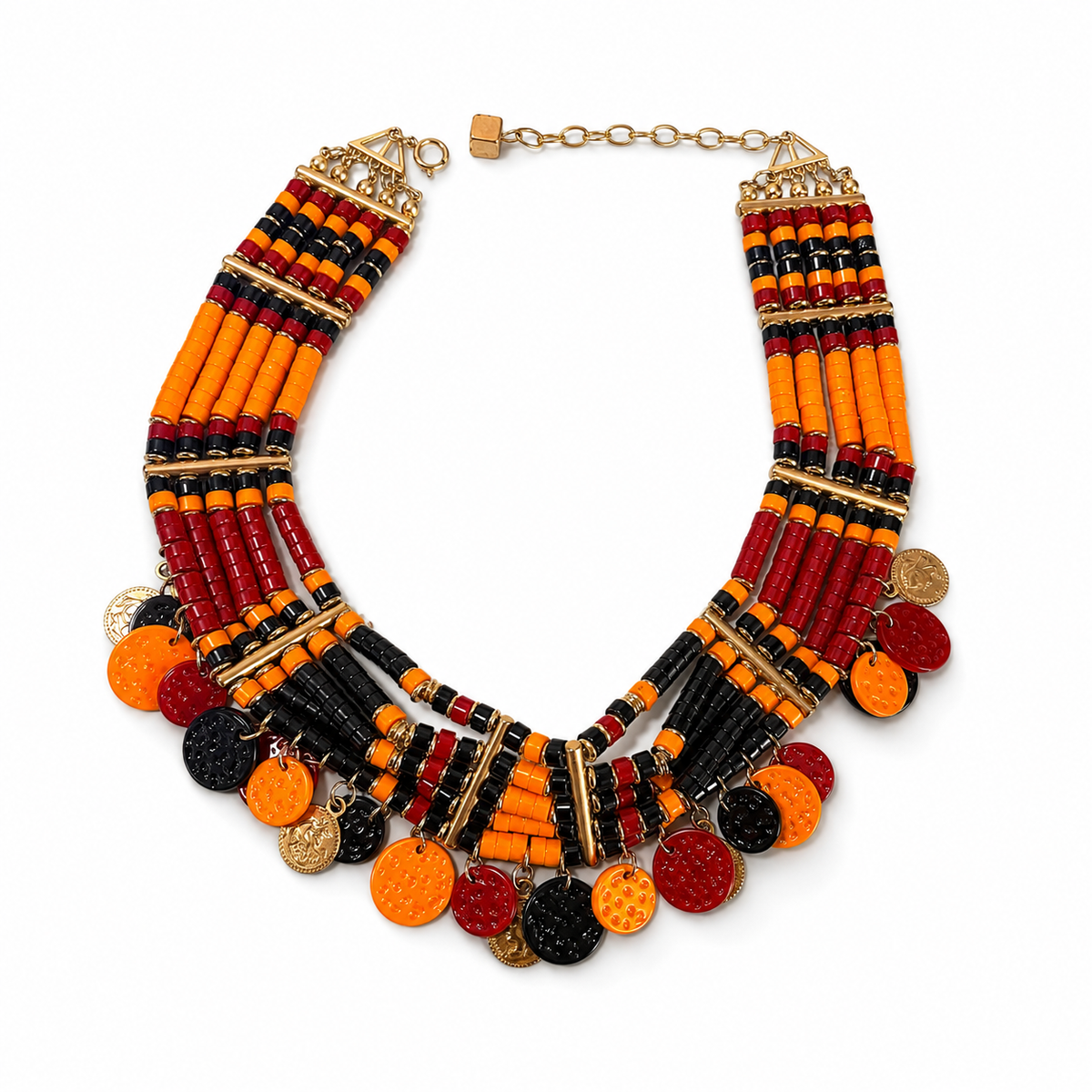 Choker Sharra Pagano multicolore anni ’90
