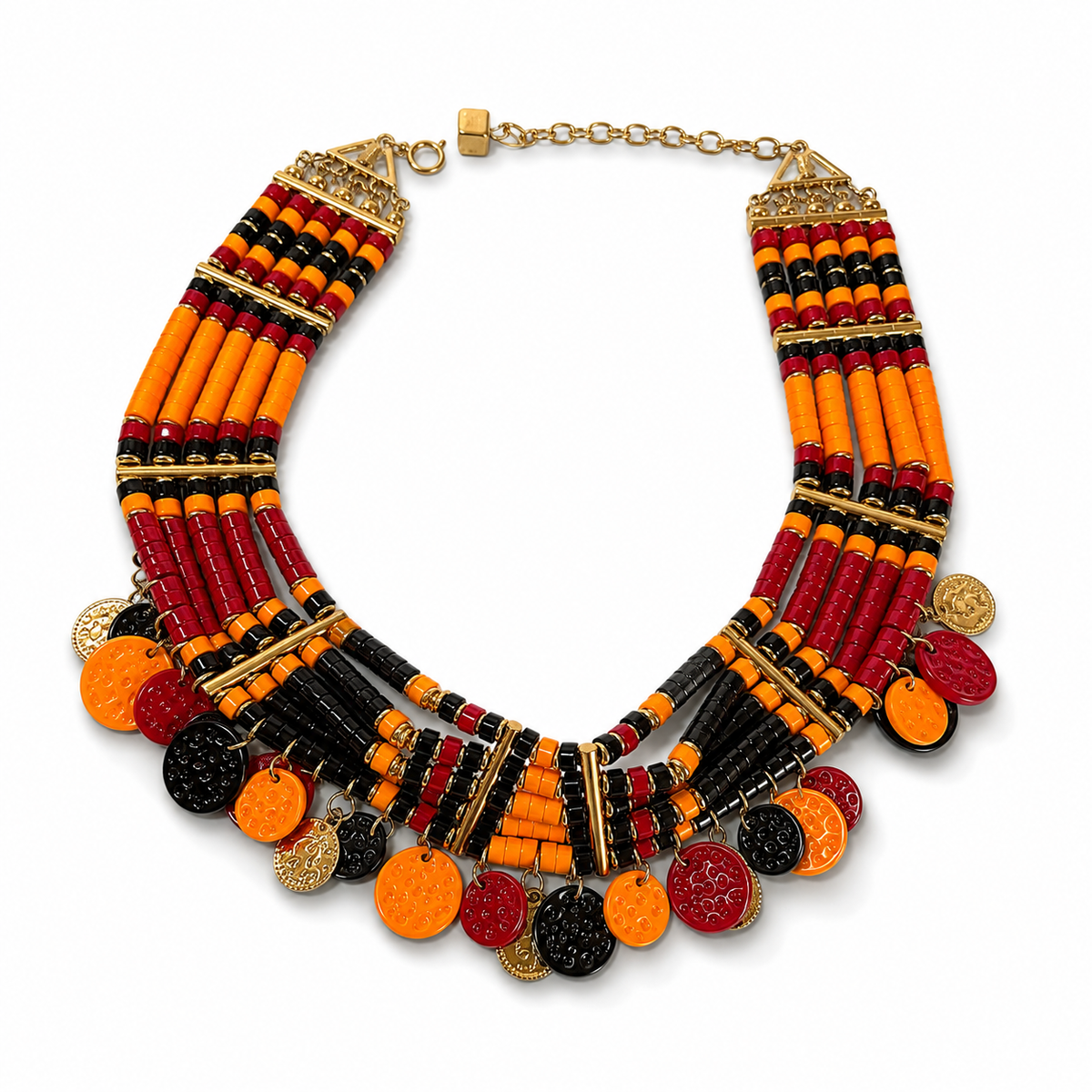 Choker Sharra Pagano multicolore anni ’90