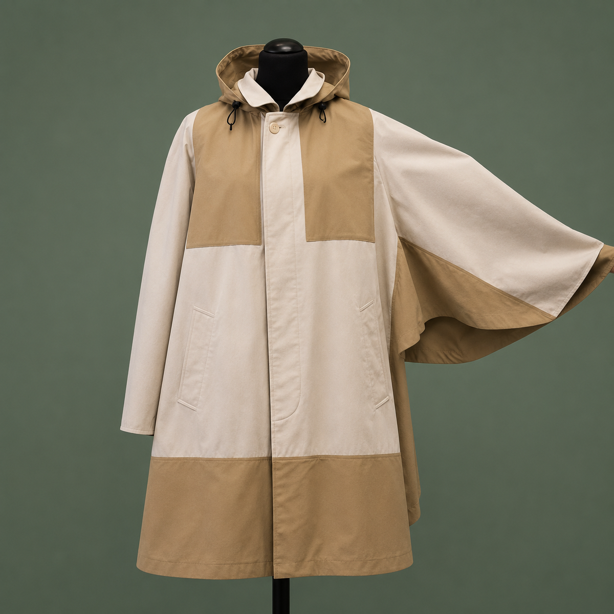 Alice beige cape Re-jàvu