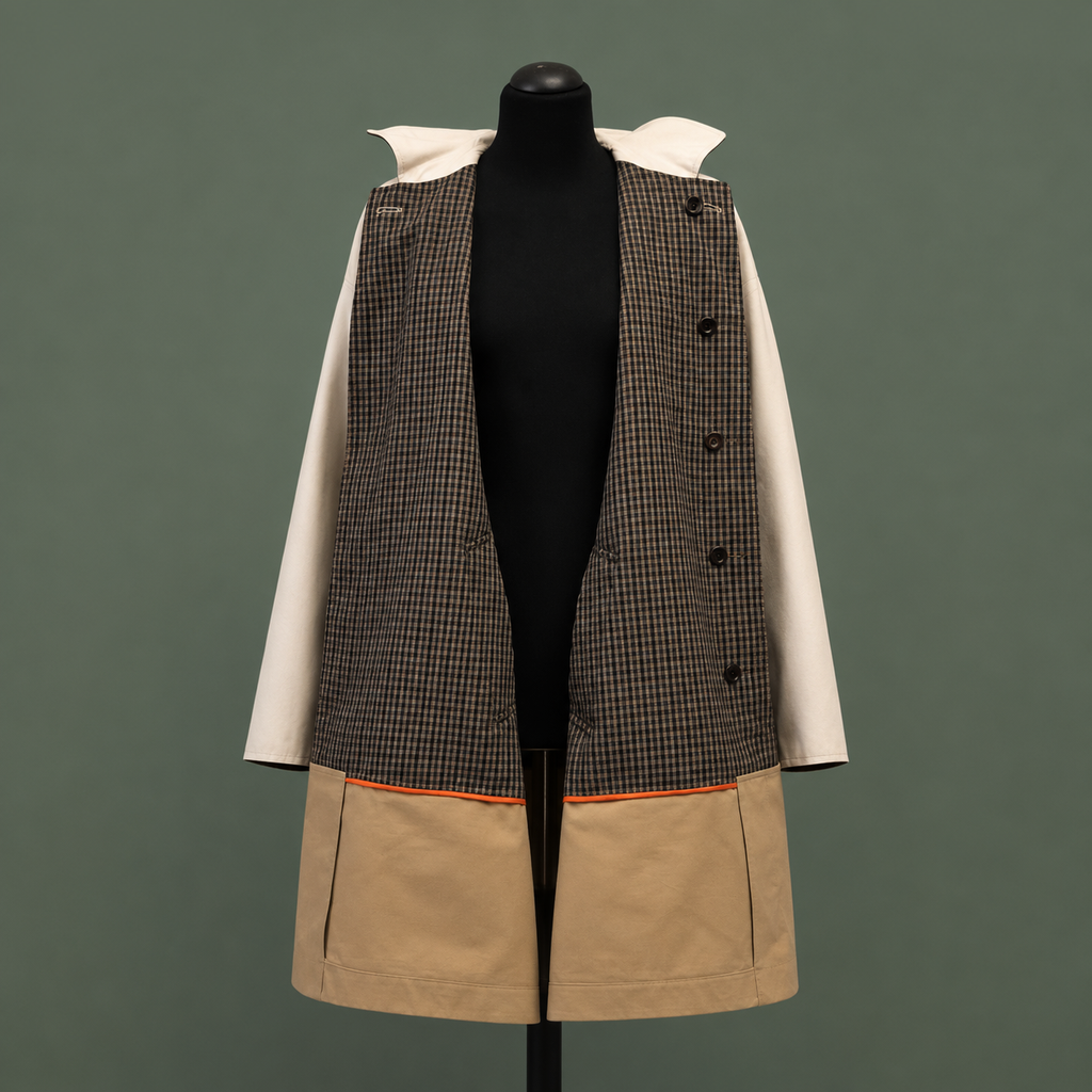 Alice beige cape Re-jàvu