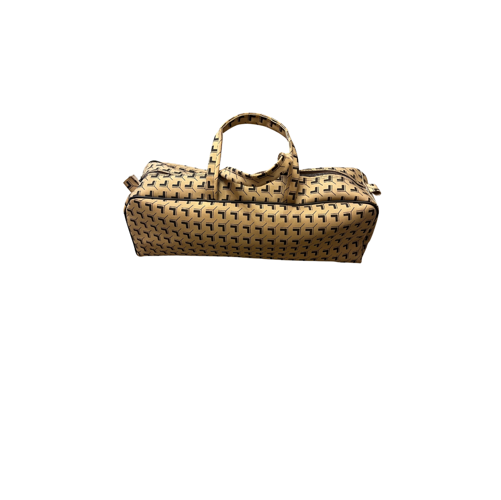 The Knitting Bag - Borsa porta ferri da maglia anni ’70 in tessuto tecnico stampato
