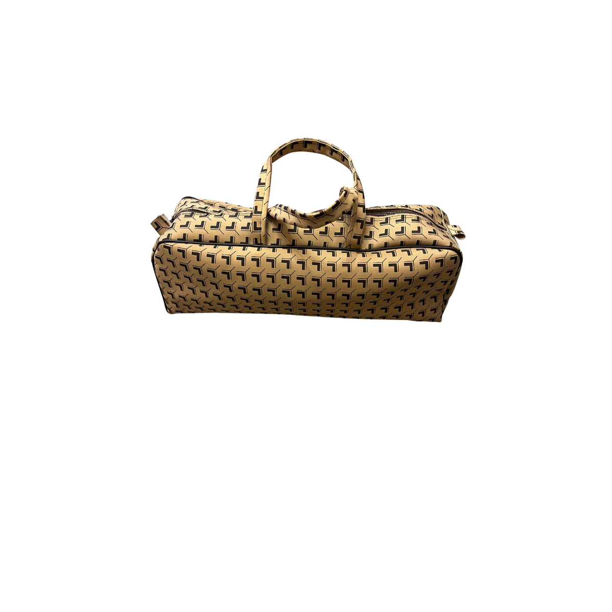 The Knitting Bag - Borsa porta ferri da maglia anni ’70 in tessuto tecnico stampato