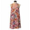 Valentino Flowers  Abito Valentino in seta floreale con sottoveste in seta rosa
