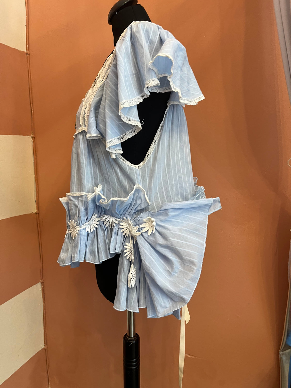 Blue Butterfly  Top Re-Jàvu
