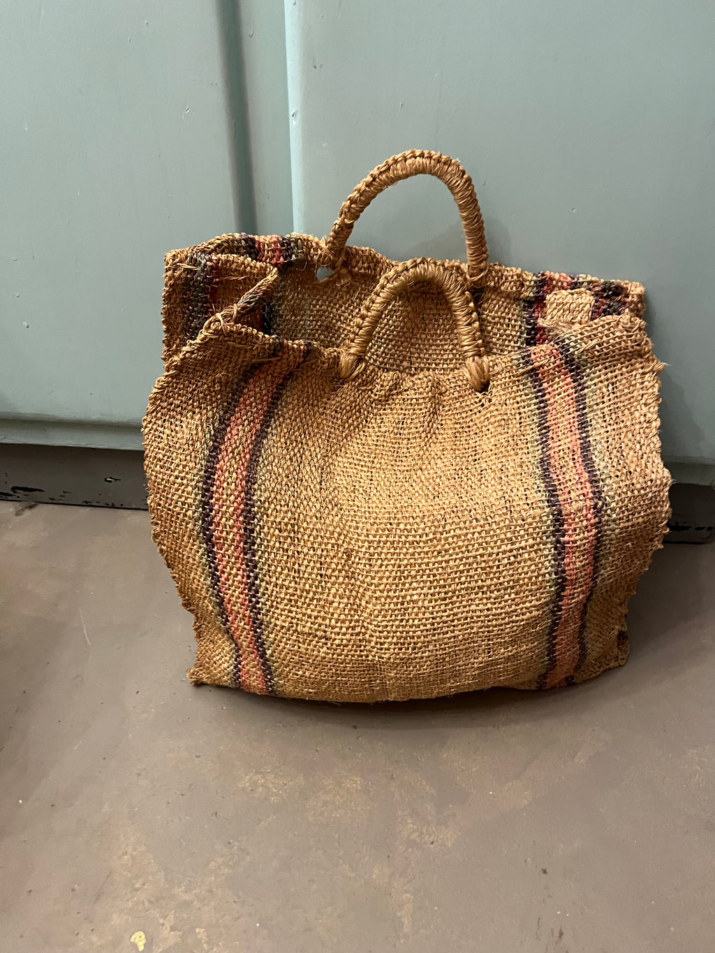 1970s Straw Handbag