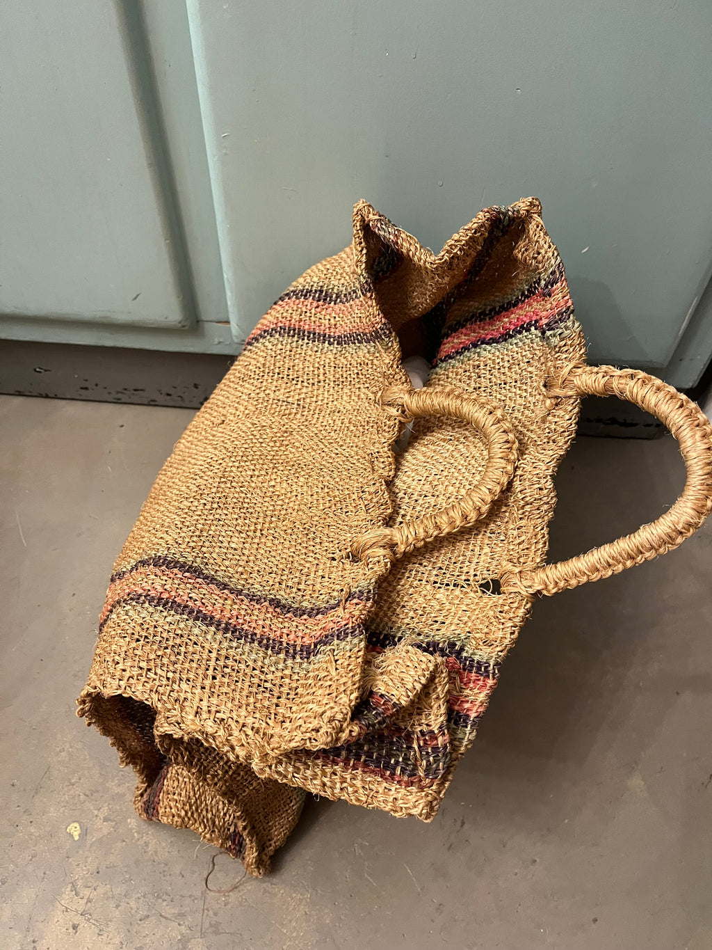 1970s Straw Handbag