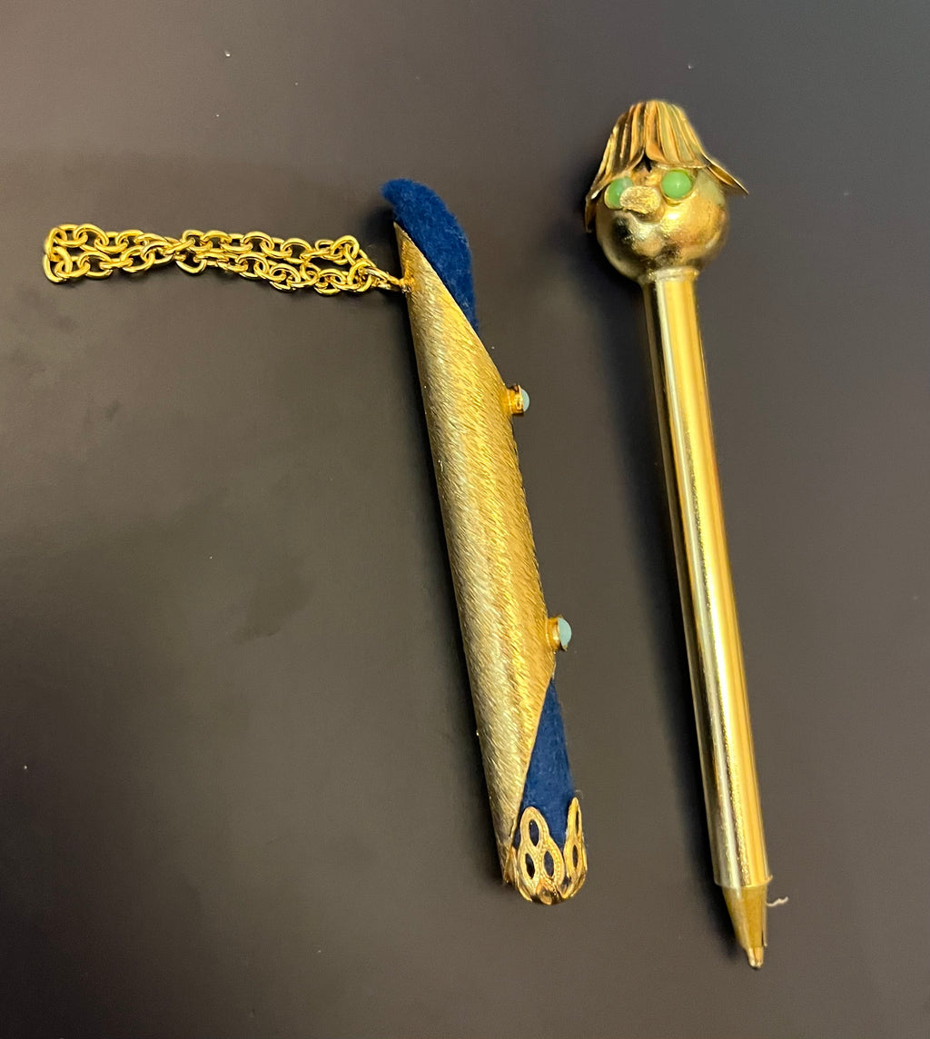 Penna gioiello pendente