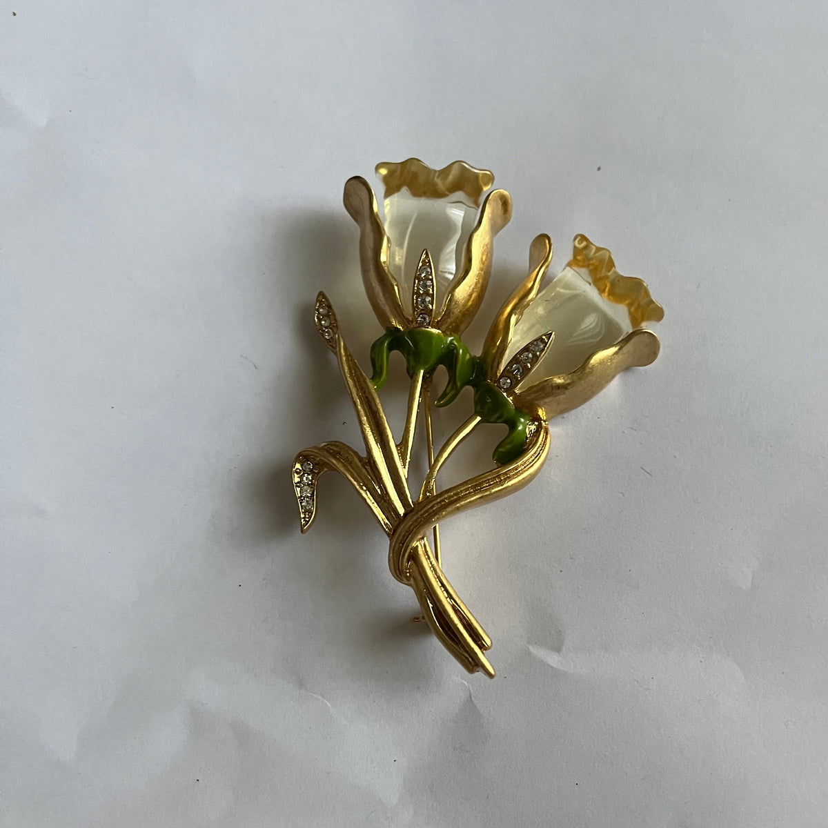 Vintage Trifari Tulip Brooch