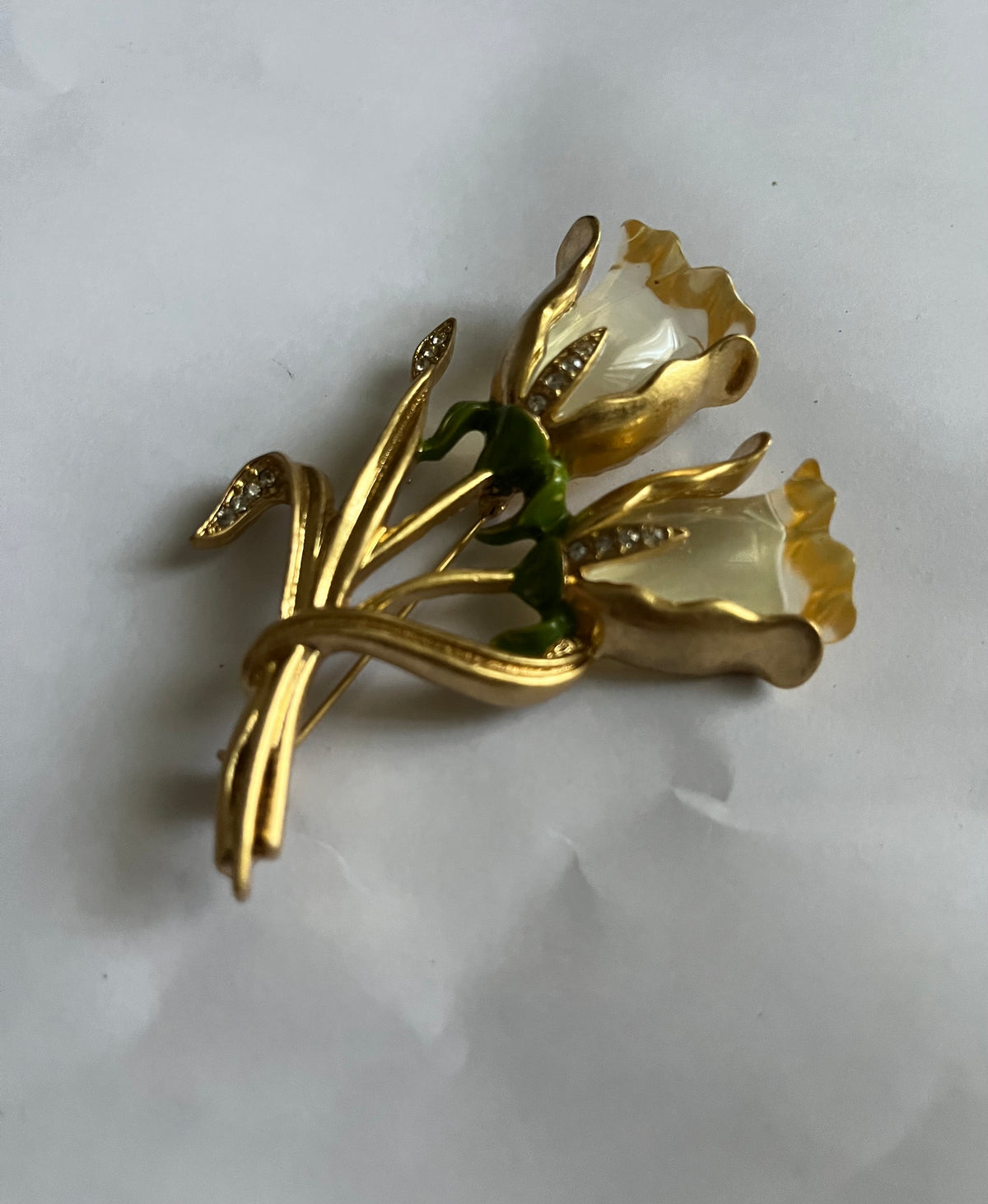 Vintage Trifari Tulip Brooch