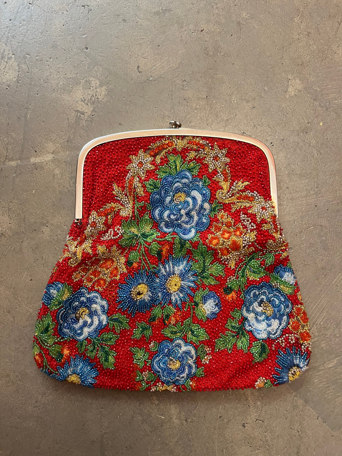 Clutch ricamata Pirovano, 1960s