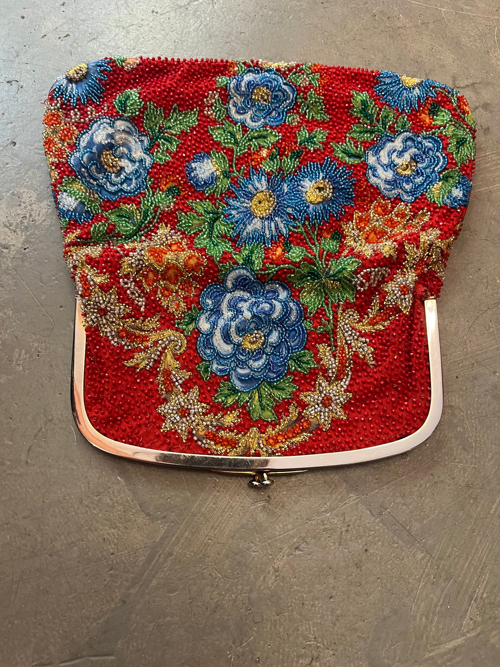 Clutch ricamata Pirovano, 1960s