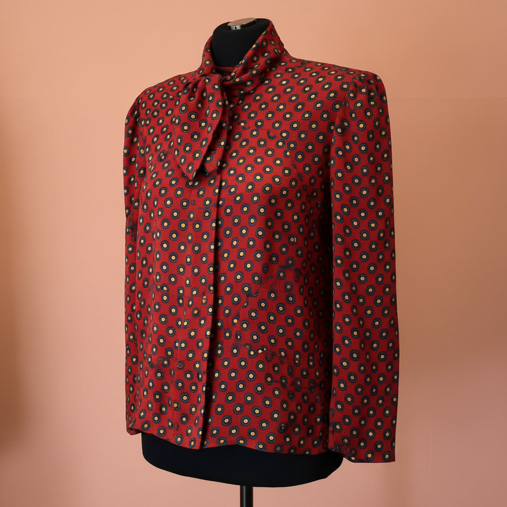 Camicia vintage in seta Guy Laroche