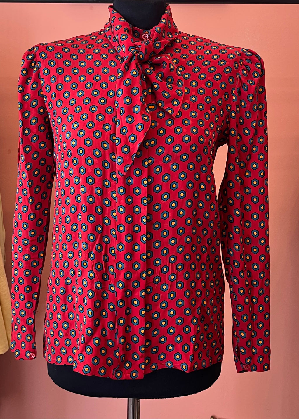 Camicia vintage in seta Guy Laroche