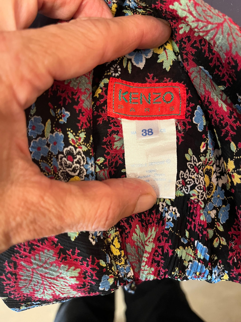 Camicia fiori Kenzo anni 90