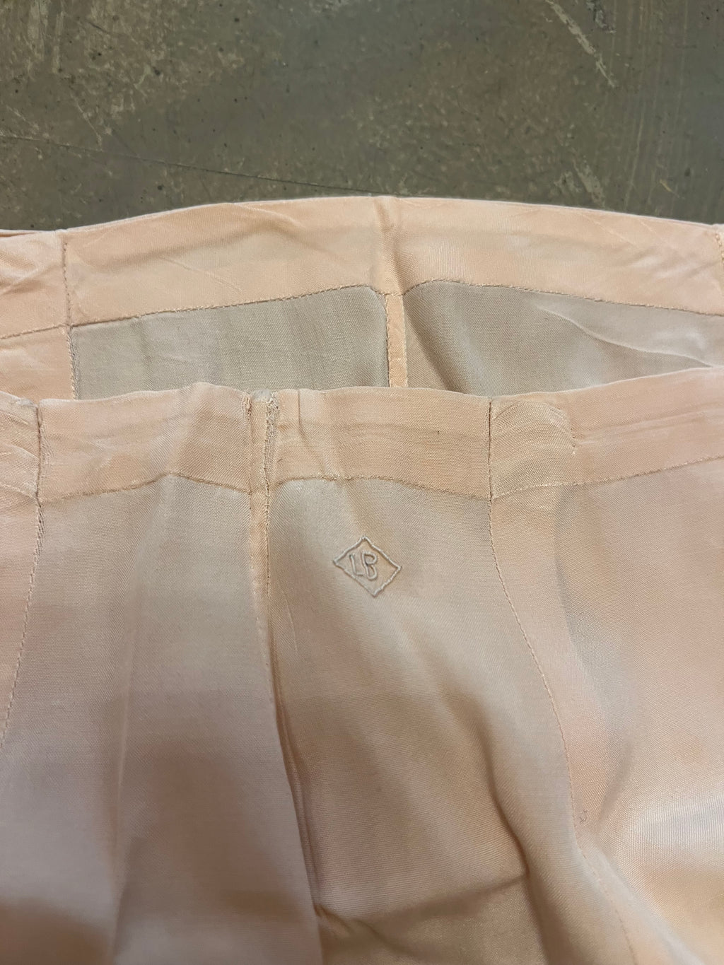 Peach Silk French Knickers