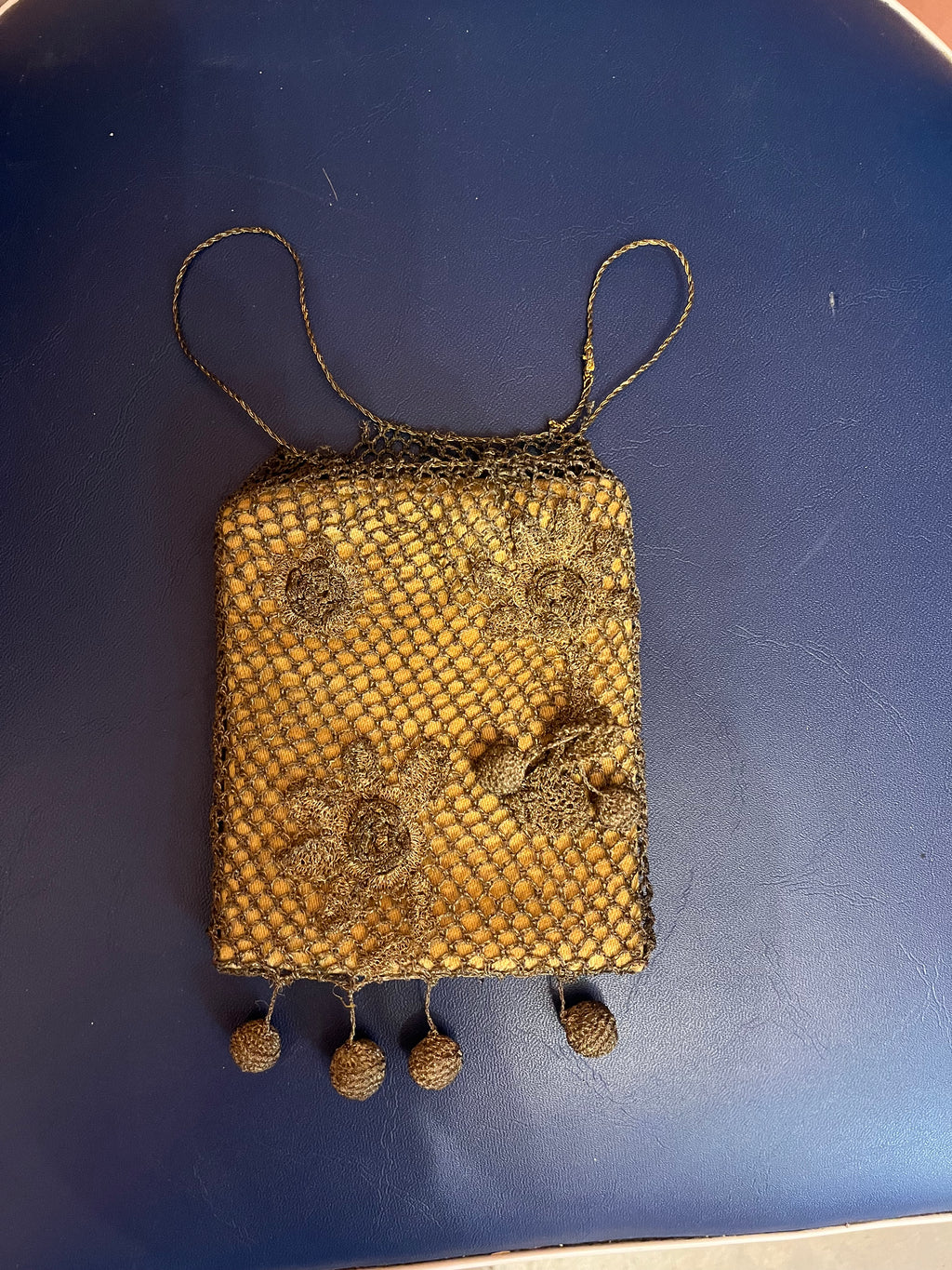 Dancing Bag anni ’20 in filo di metallo dorato