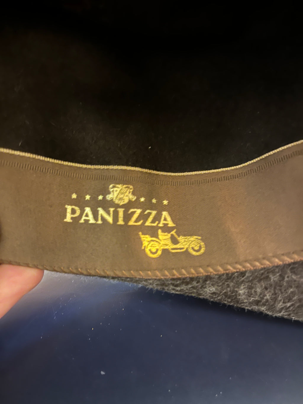 Cappello Panizza Bon Voyage anni ’70 in feltro grigio – Cappelleria Prisco Trieste