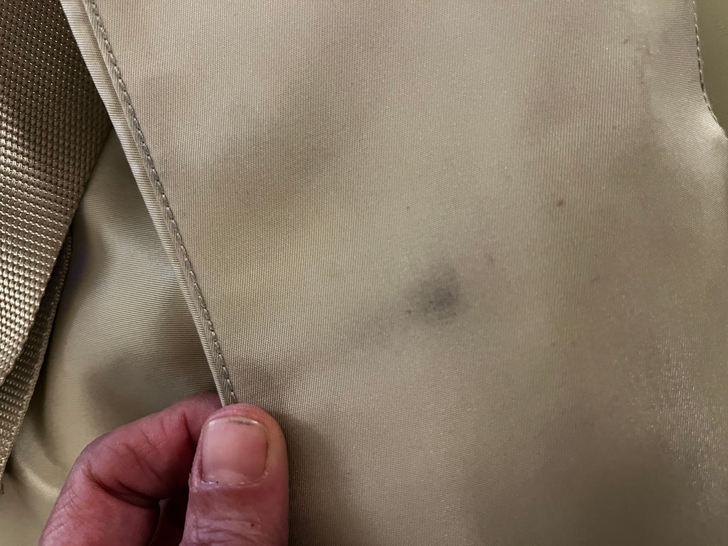 Zaino Prada Tessuto Vela in nylon beige