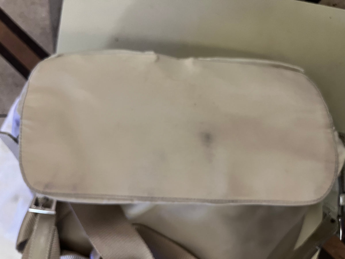 Zaino Prada Tessuto Vela in nylon beige