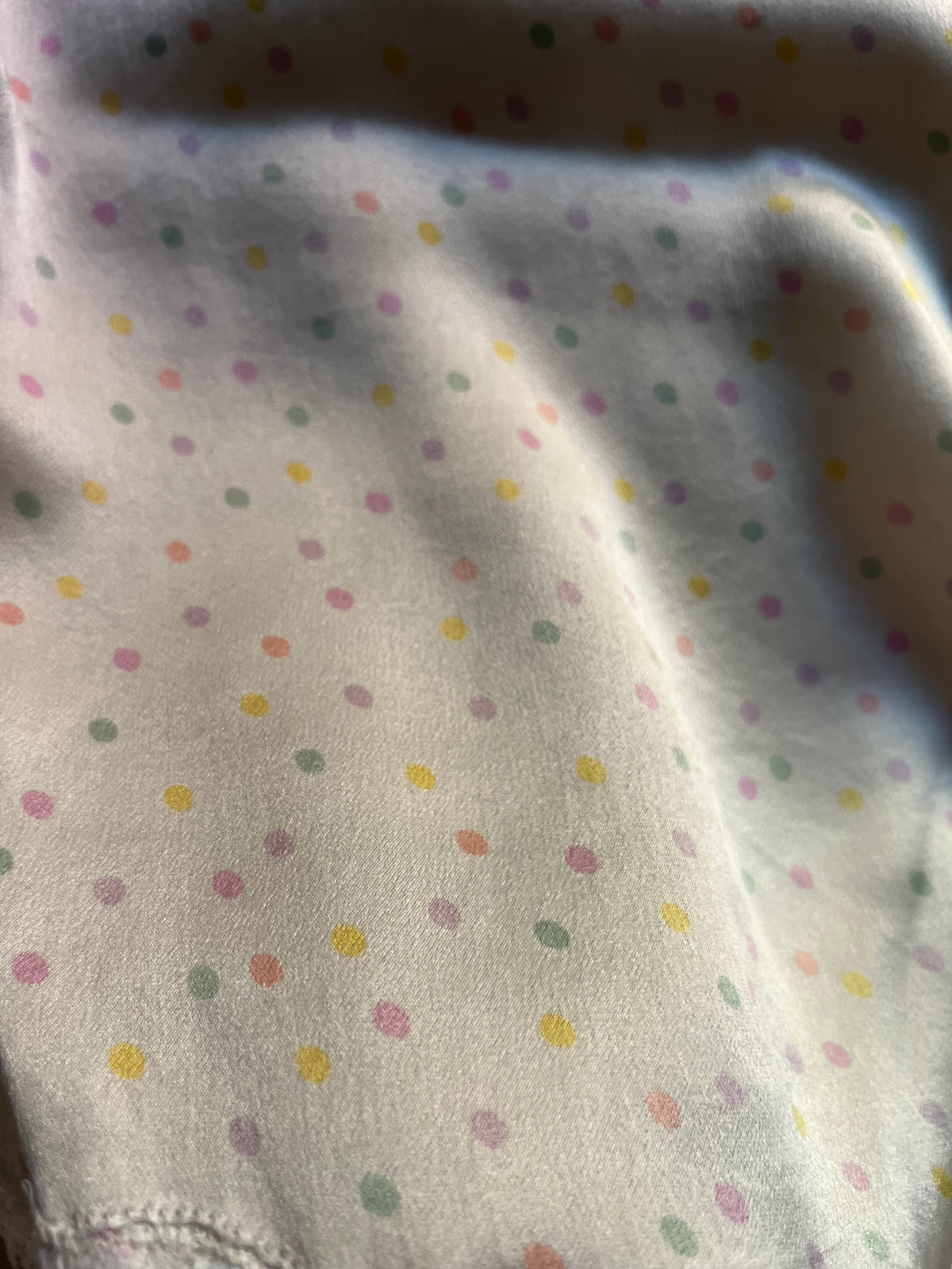 Sottogonna Valentino anni 90 in seta a pois