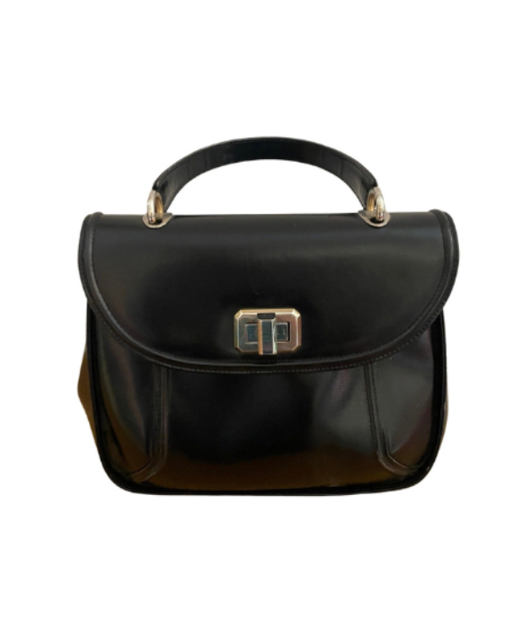 Borsa Pirovano in pelle nera anni ’60