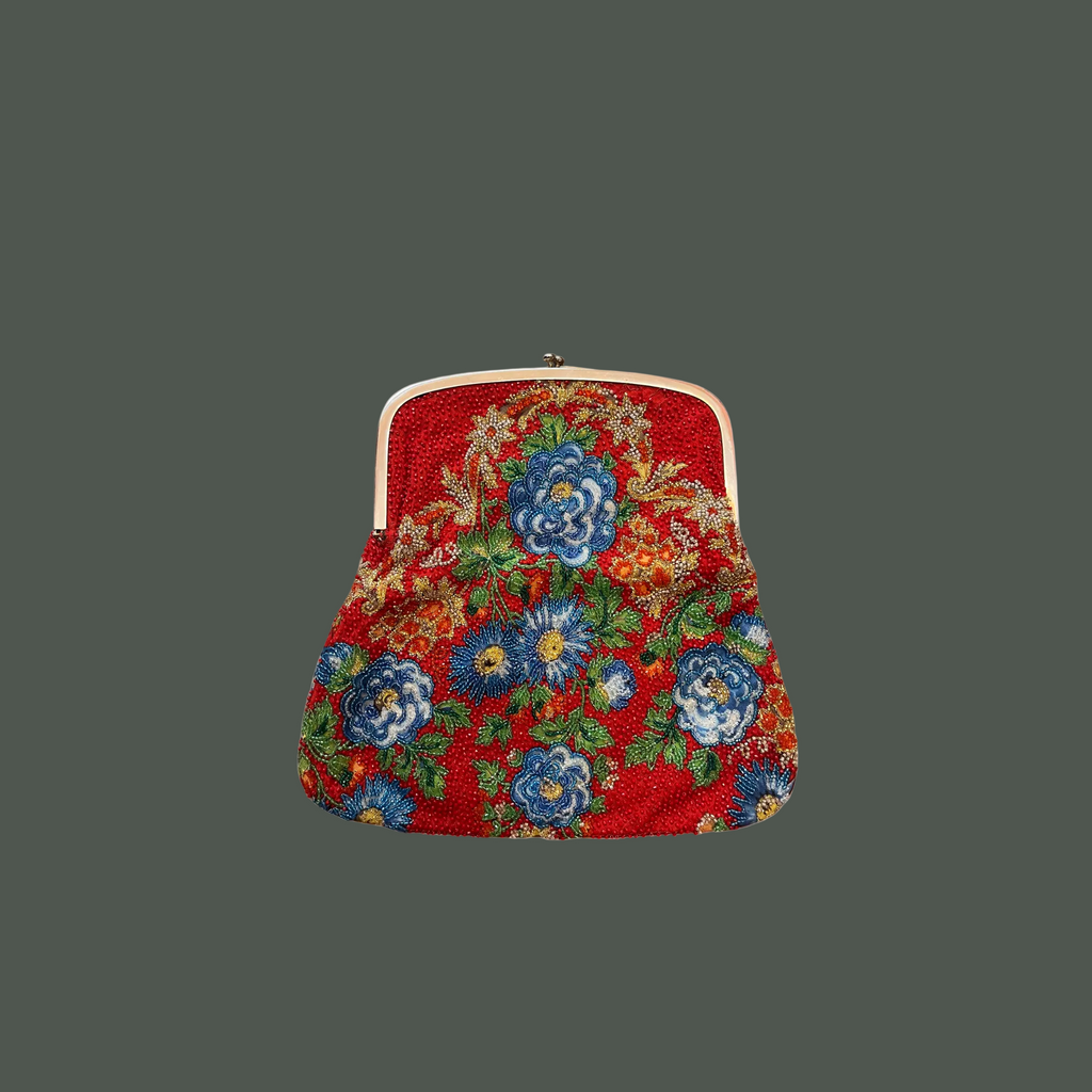 Clutch ricamata Pirovano, 1960s