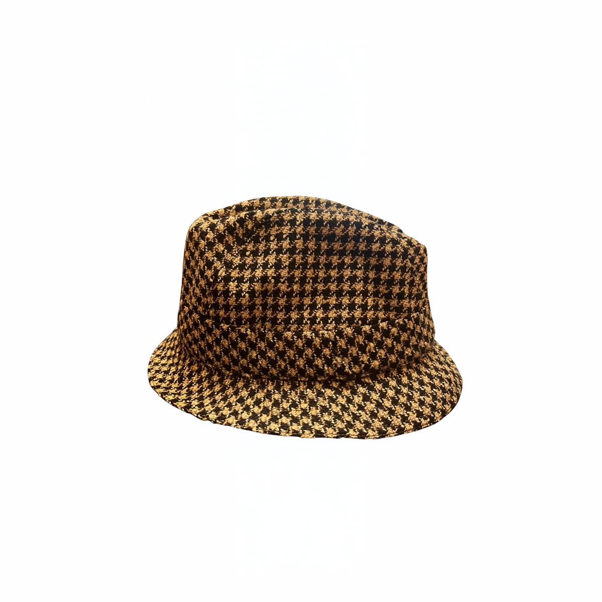 Cappello vintage anni ’70 Cappelleria Prisco Trieste in lana pied-de-poule