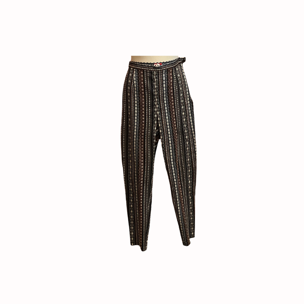 Pantaloni Kenzo vintage a stampa geometrica