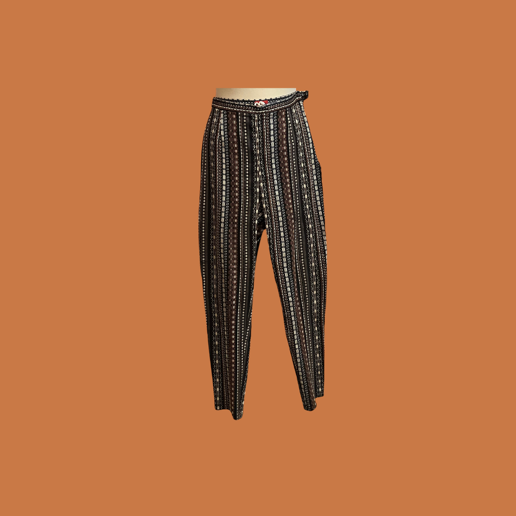 Pantaloni Kenzo vintage a stampa geometrica