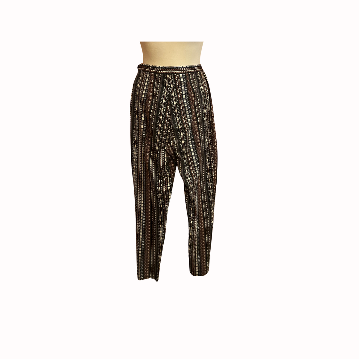 Pantaloni Kenzo vintage a stampa geometrica