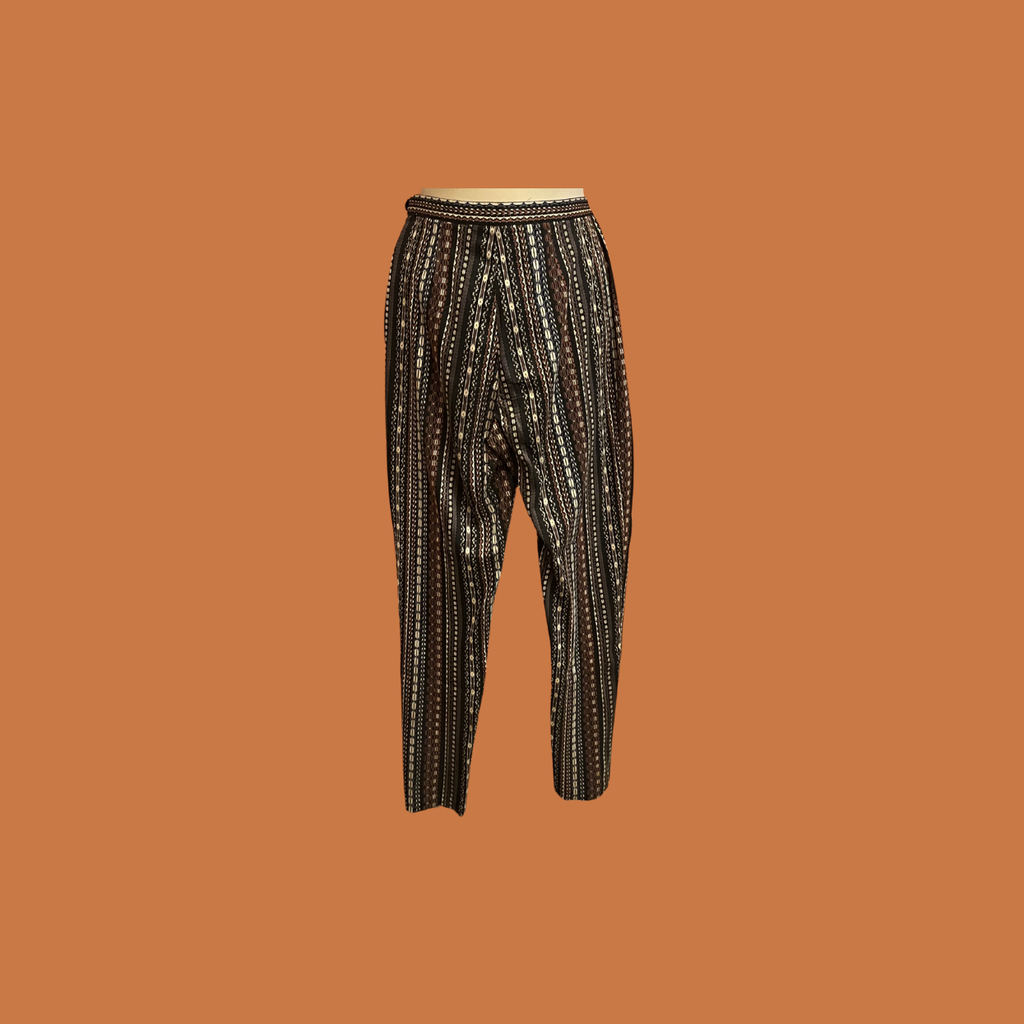 Pantaloni Kenzo vintage a stampa geometrica