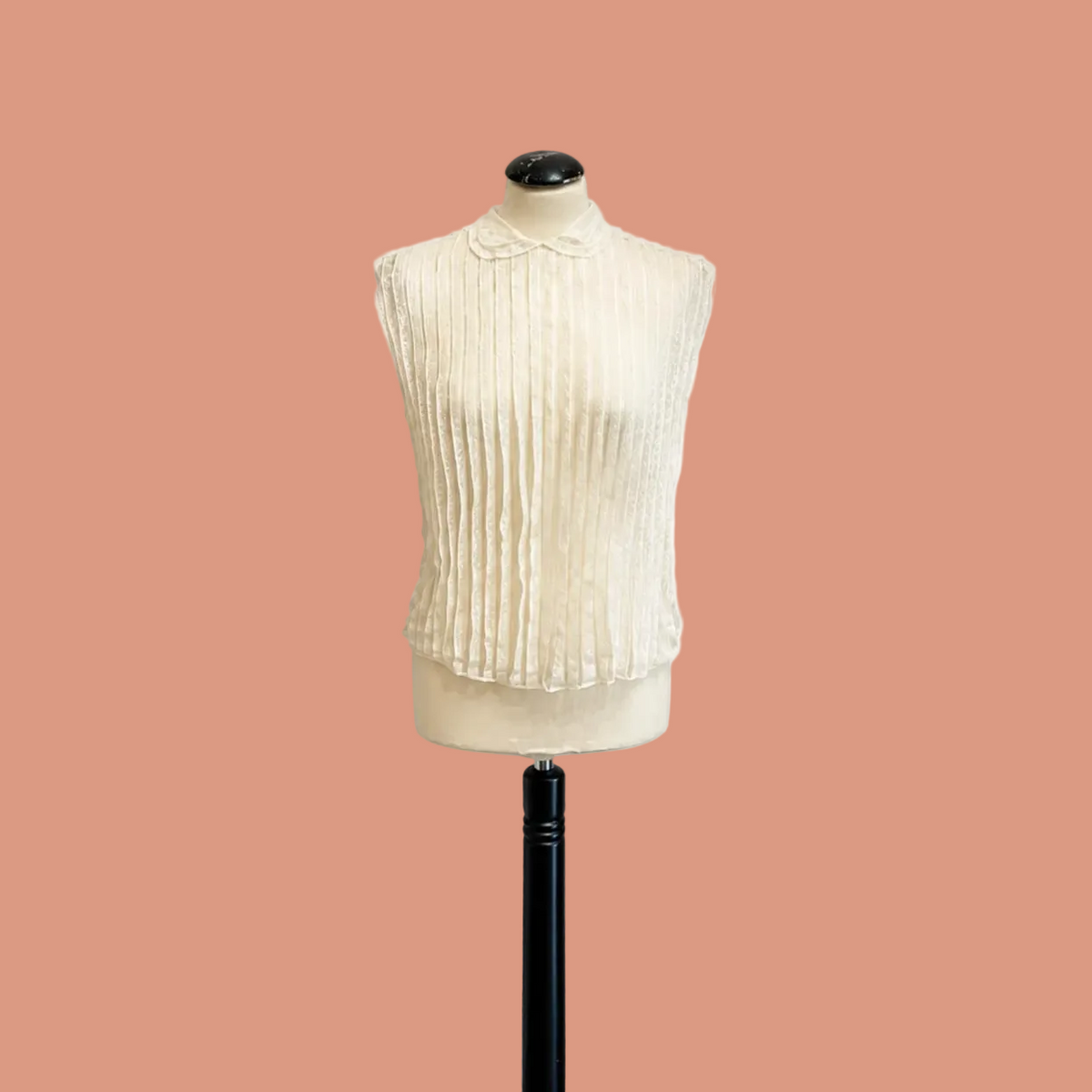 Camicia anni ’40 in tulle e pizzo