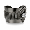 Vintage Thierry Mugler Style Cuff Bracelet – 1990s Runway Design