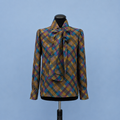 Yves Saint Laurent check silk shirt