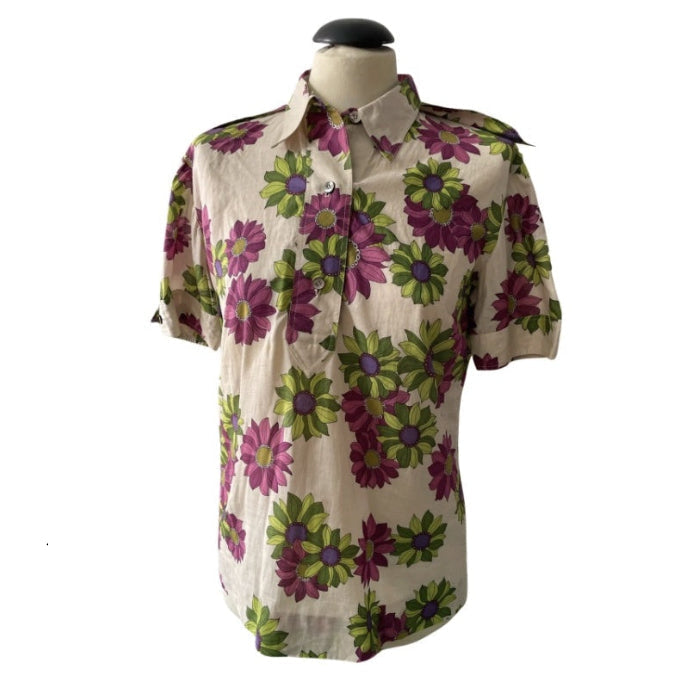 Camicia anni 70 in cotone firmata Gio Carè