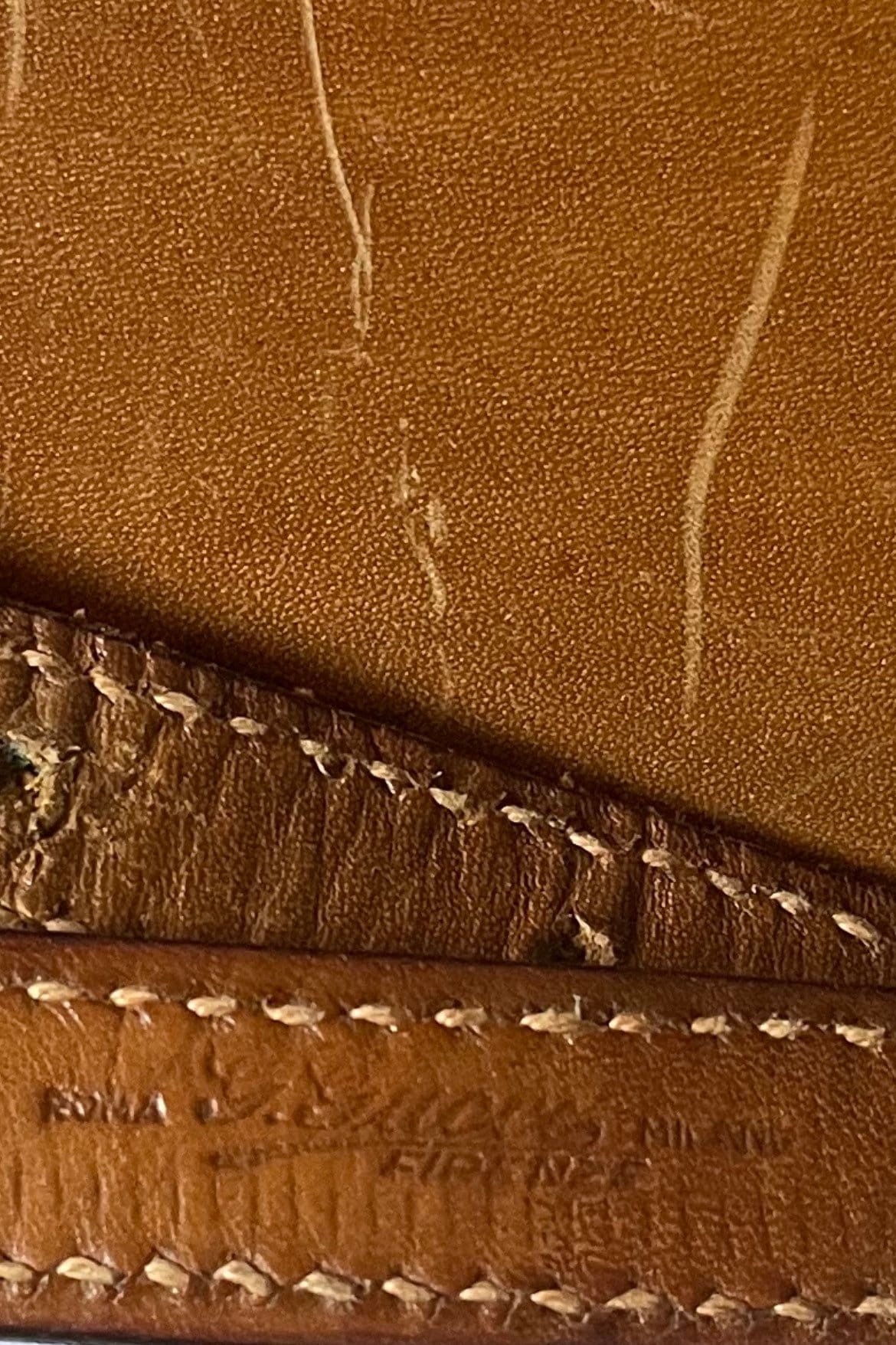 Borsa porta tee Gucci anni ’70