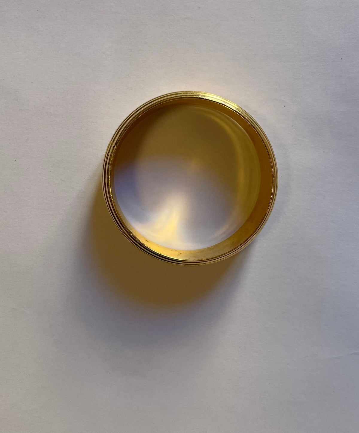 Italian 1980s golded kurled bracelet
