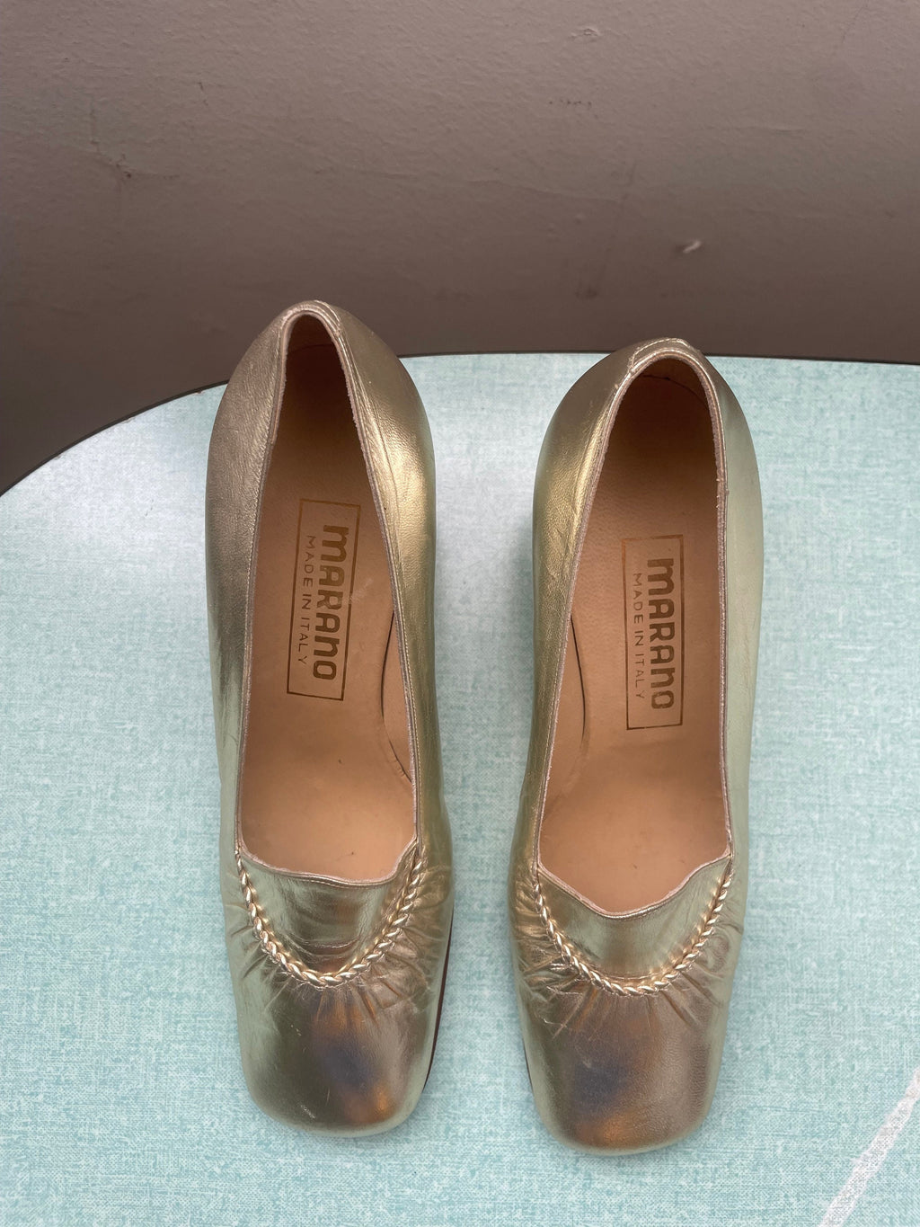 Marano golden shoes