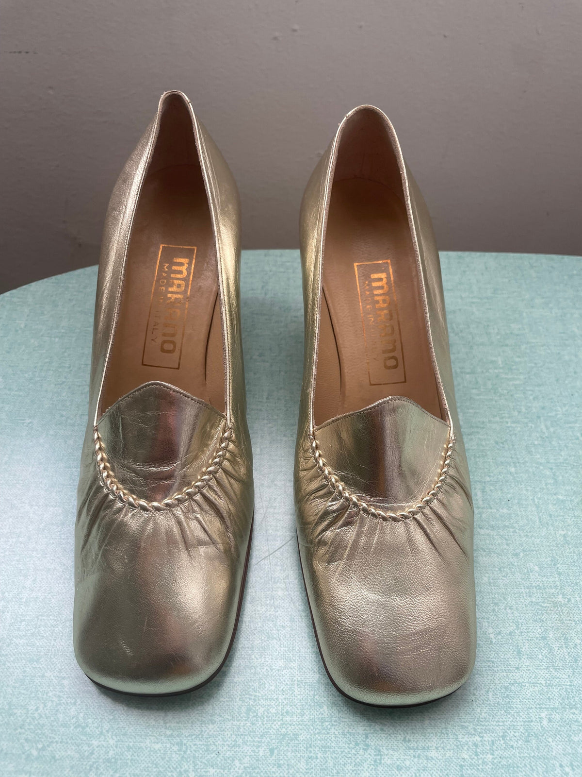 Marano golden shoes
