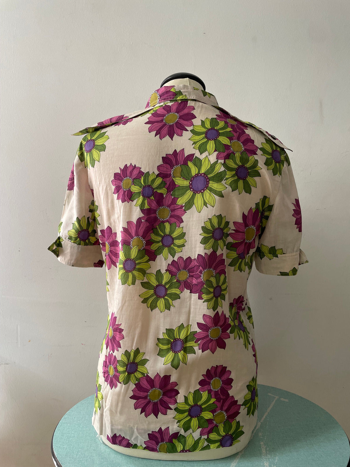 Camicia anni 70 in cotone firmata Gio Carè