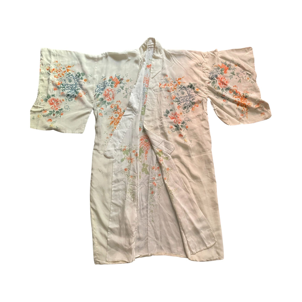 Flowered 1970 kimono