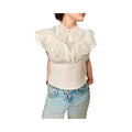 White vintage broderie anglaise collar