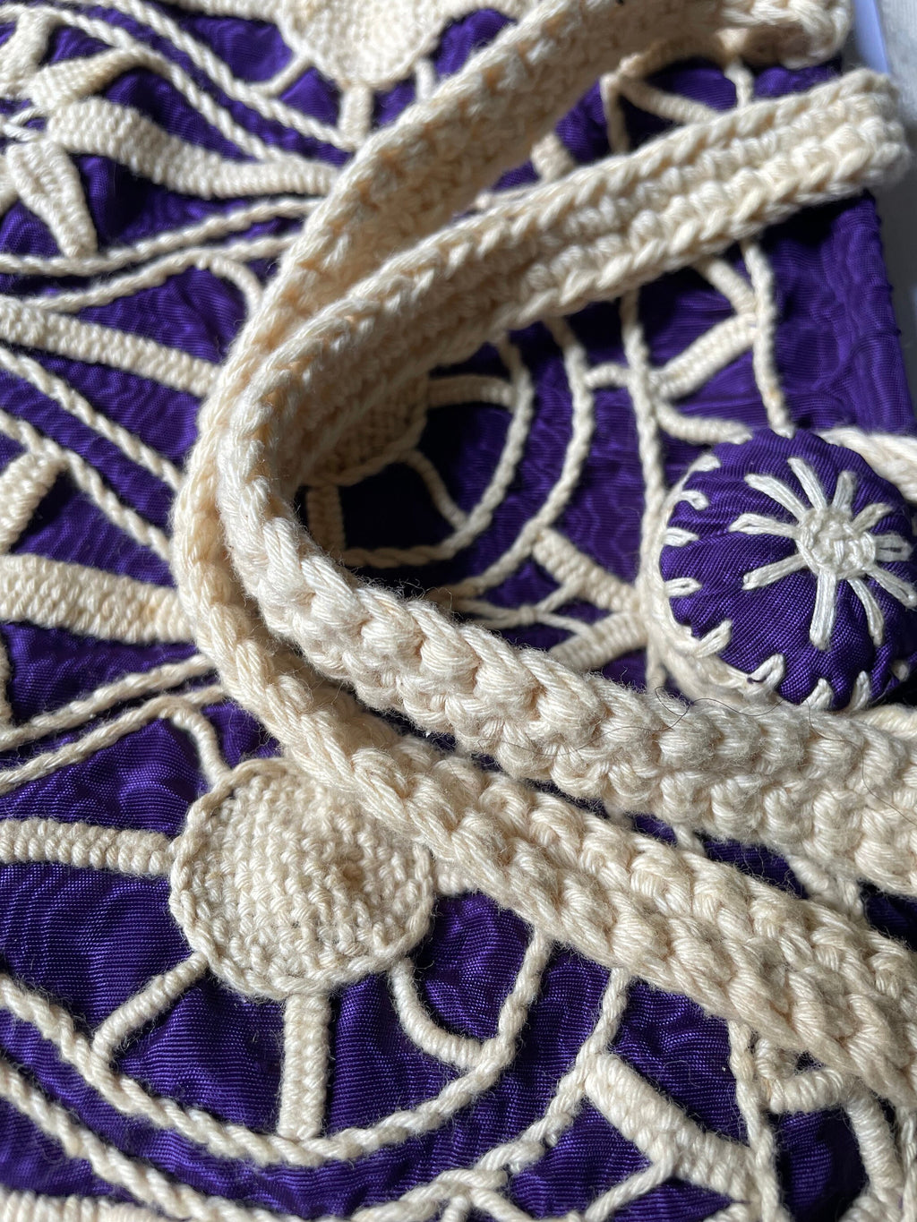 1950 silk embrodered Shoulder bag DA DESCRIVERE!!!!