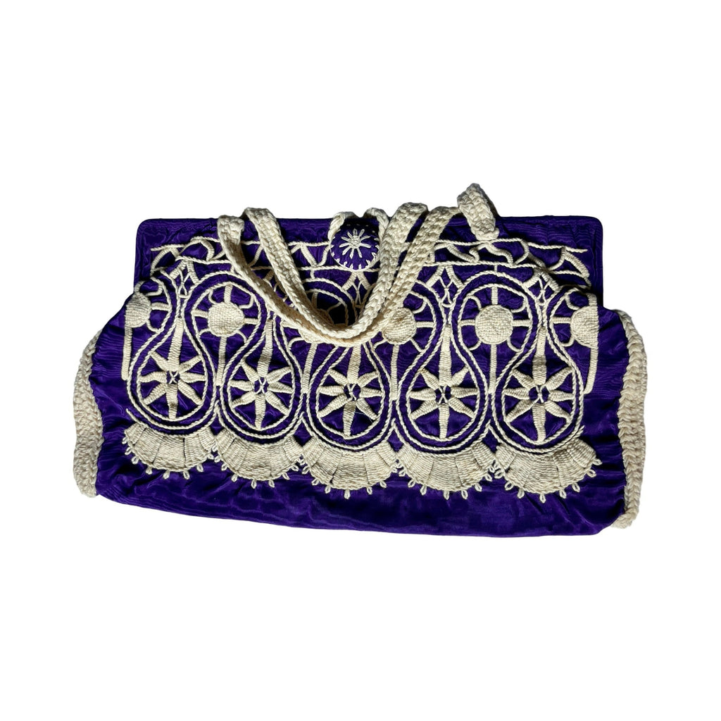 1950 silk embrodered Shoulder bag DA DESCRIVERE!!!!