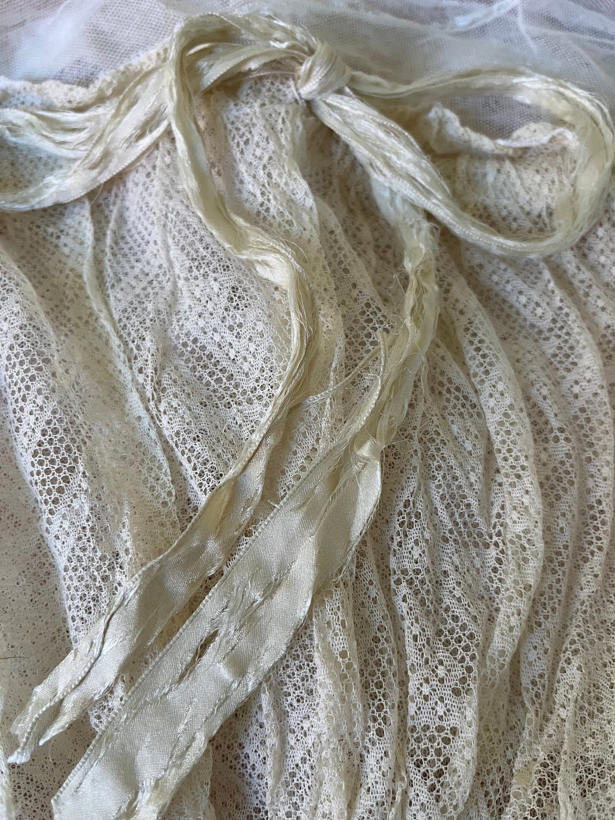 Antique tulle bustier