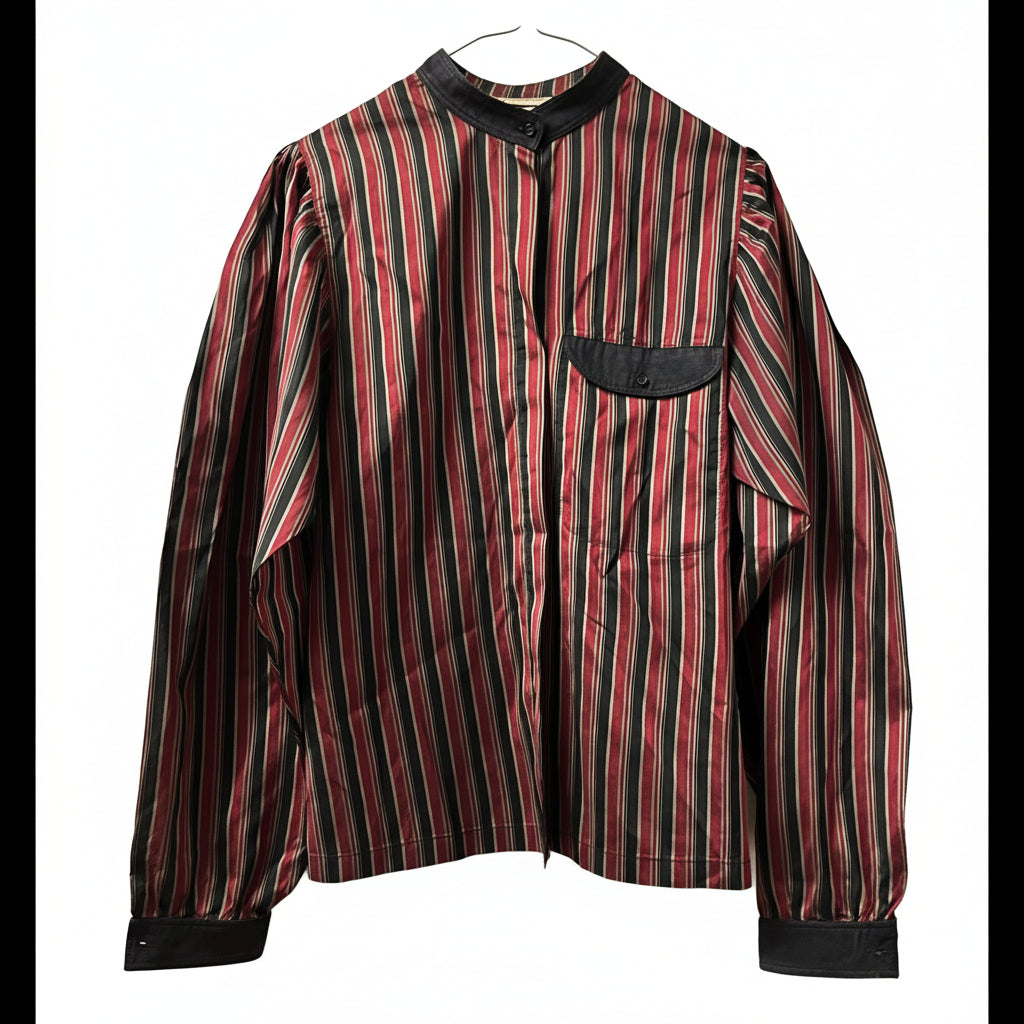 Genny vintage silk striped shirt