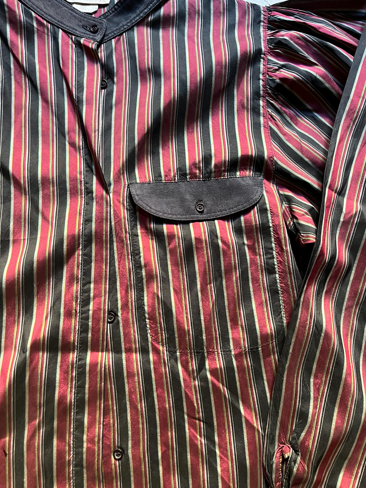 Genny vintage silk striped shirt