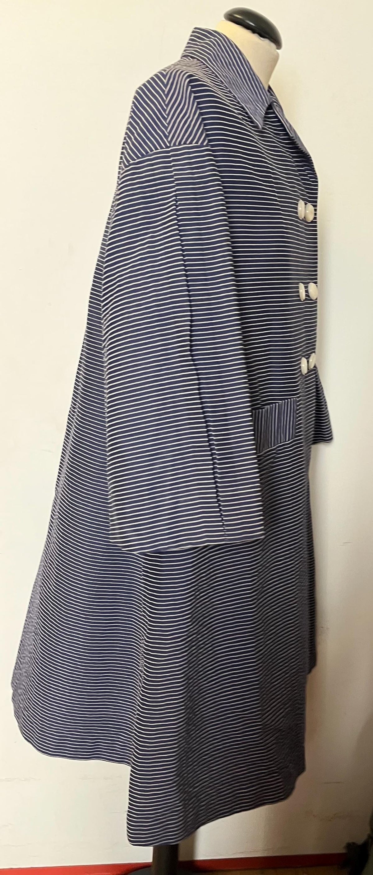 STRIPED Cotton Cape " BIKI" 1960