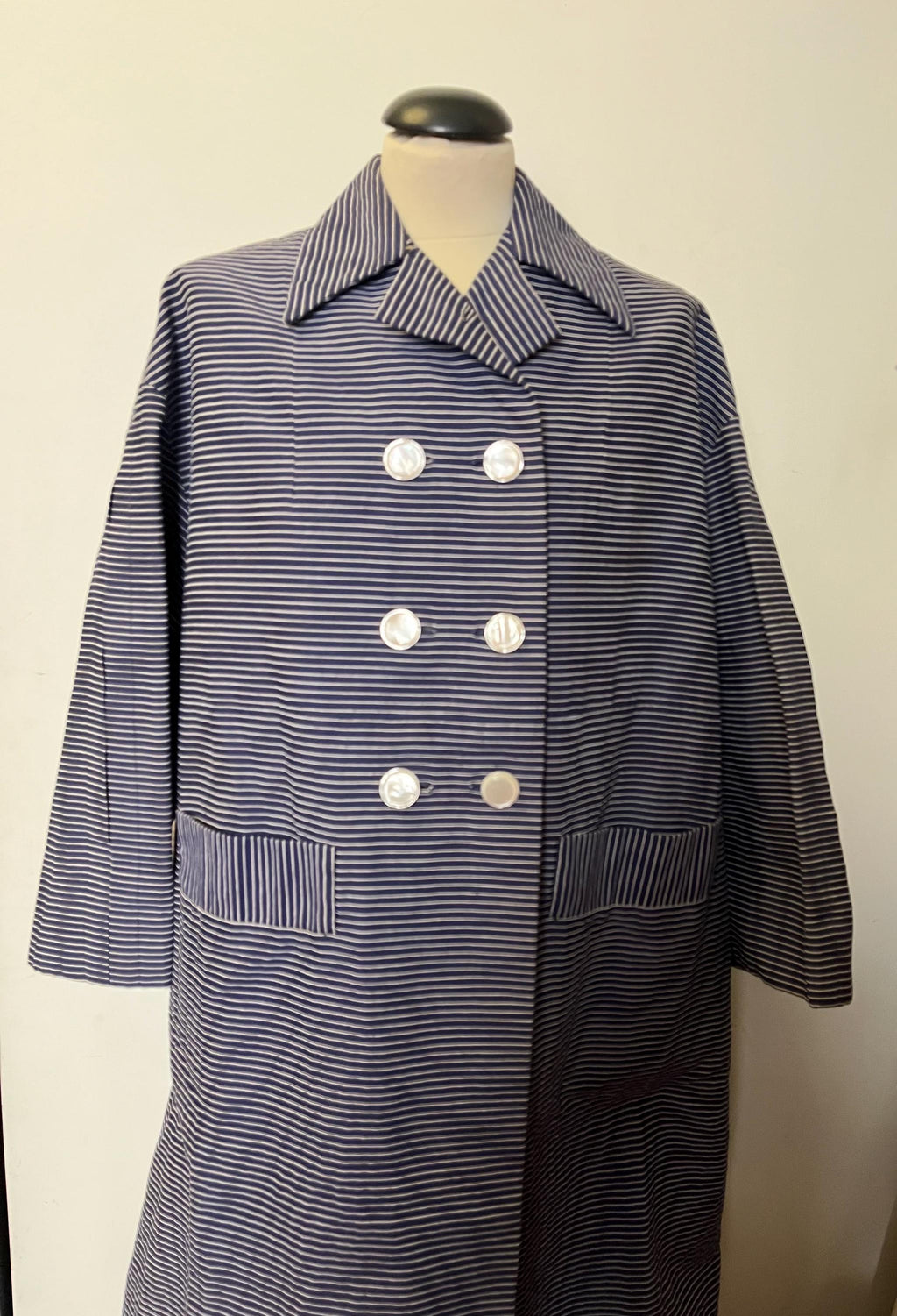 STRIPED Cotton Cape " BIKI" 1960