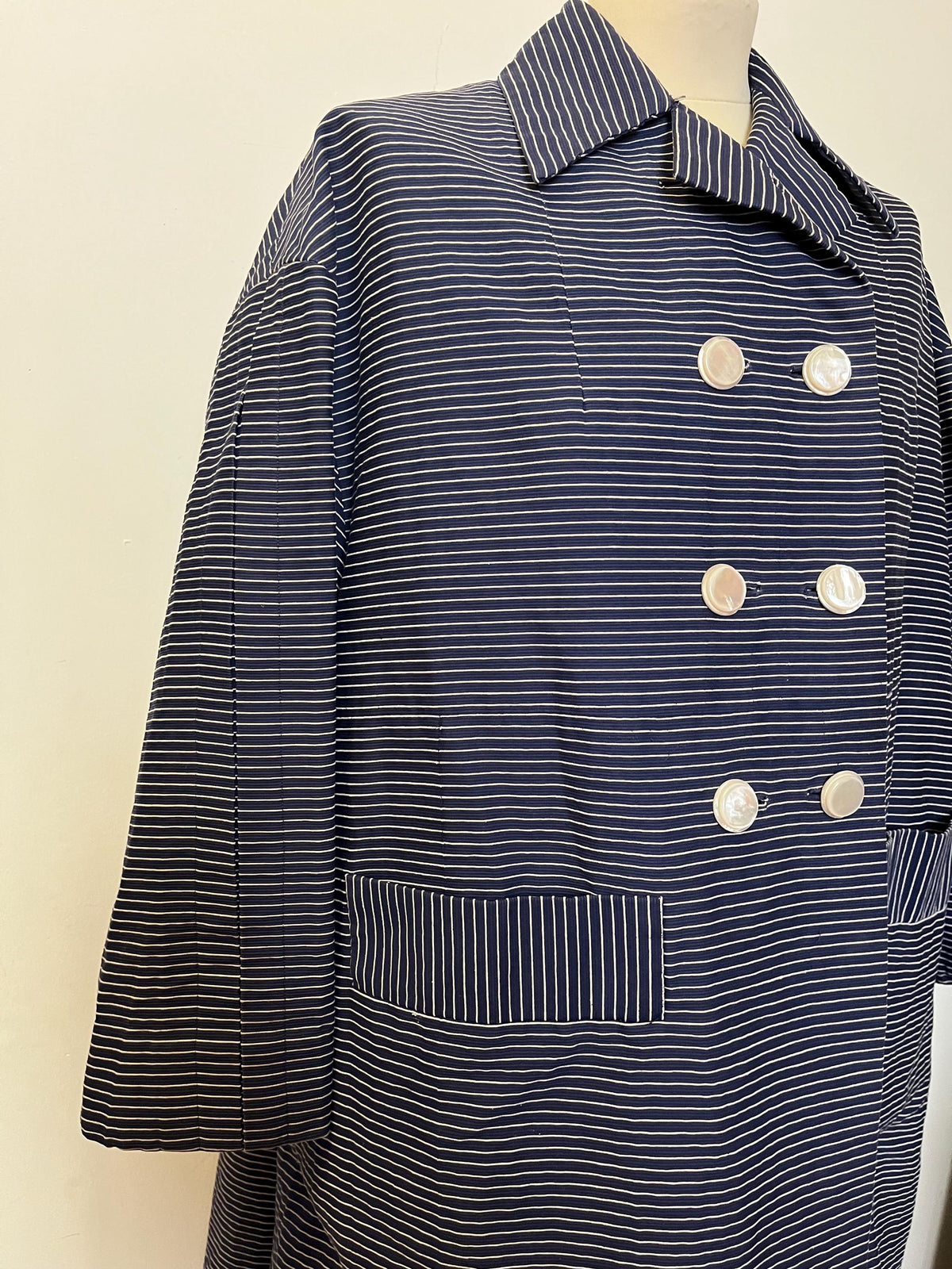 STRIPED Cotton Cape " BIKI" 1960